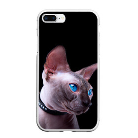 Чехол для iPhone 7Plus/8 Plus матовый с принтом Сфинкс 6 в Петрозаводске, Силикон | Область печати: задняя сторона чехла, без боковых панелей | кот | котенок | котик | котэ | кошка | сфинкс