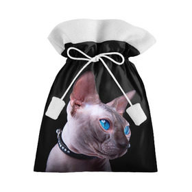 Подарочный 3D мешок с принтом Сфинкс 6 в Петрозаводске, 100% полиэстер | Размер: 29*39 см | Тематика изображения на принте: кот | котенок | котик | котэ | кошка | сфинкс