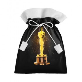 Подарочный 3D мешок с принтом Оскар в Петрозаводске, 100% полиэстер | Размер: 29*39 см | американская киноакадемия | золото | кинематограф | кино | кинофестиваль | награда | премия оскар