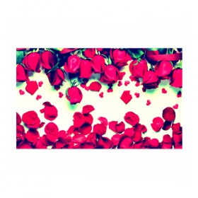 Бумага для упаковки 3D с принтом Розовые розы в Петрозаводске, пластик и полированная сталь | круглая форма, металлическое крепление в виде кольца | Тематика изображения на принте: лепестки | цветы