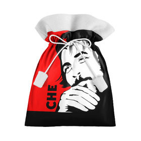 Подарочный 3D мешок с принтом Че Гевара в Петрозаводске, 100% полиэстер | Размер: 29*39 см | Тематика изображения на принте: che | che guevara | comandante | revolution | viva | революция | че | чегевара