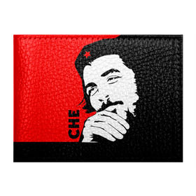 Обложка для студенческого билета с принтом Че Гевара в Петрозаводске, натуральная кожа | Размер: 11*8 см; Печать на всей внешней стороне | Тематика изображения на принте: che | che guevara | comandante | revolution | viva | революция | че | чегевара