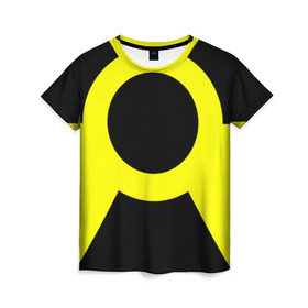 Женская футболка 3D с принтом Radiation в Петрозаводске, 100% полиэфир ( синтетическое хлопкоподобное полотно) | прямой крой, круглый вырез горловины, длина до линии бедер | radiation | s.t.a.l.k.e.r. | warning. | аномалия | радиация