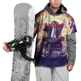 Накидка на куртку 3D с принтом Saints Row в Петрозаводске, 100% полиэстер |  | Тематика изображения на принте: saints row | святые