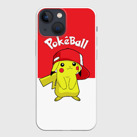 Чехол для iPhone 13 mini с принтом Pokeball в Петрозаводске,  |  | pikachu | pokeboll | pokemon | пикачу | покеболл | покемон