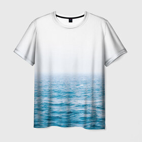 Мужская футболка 3D с принтом sea в Петрозаводске, 100% полиэфир | прямой крой, круглый вырез горловины, длина до линии бедер | orca | sea | whale | вода | киты | косатки | лето | любовь | море | океан | отдых | пальмы | пляж | солнце