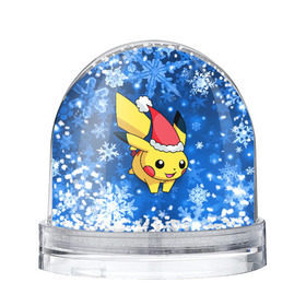 Снежный шар с принтом Pikachu в Петрозаводске, Пластик | Изображение внутри шара печатается на глянцевой фотобумаге с двух сторон | pikachu | pokeboll | pokemon | зима | новый год | пикачу | покеболл | покемон | снежинки