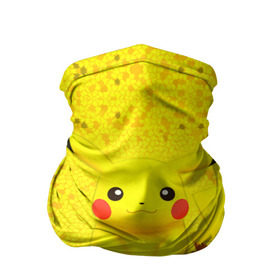Бандана-труба 3D с принтом Pikachu в Петрозаводске, 100% полиэстер, ткань с особыми свойствами — Activecool | плотность 150‒180 г/м2; хорошо тянется, но сохраняет форму | pikachu | pokeboll | pokemon | пикачу | покеболл | покемон