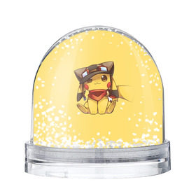 Снежный шар с принтом Pikachu в Петрозаводске, Пластик | Изображение внутри шара печатается на глянцевой фотобумаге с двух сторон | pikachu | pokeball | pokemon | пикачу | покеболл | покемон