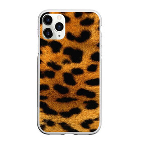Чехол для iPhone 11 Pro матовый с принтом Леопард в Петрозаводске, Силикон |  | леопард | пятна | шерсть