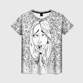 Женская футболка 3D с принтом Камеди стор 3 в Петрозаводске, 100% полиэфир ( синтетическое хлопкоподобное полотно) | прямой крой, круглый вырез горловины, длина до линии бедер | youtube | дженна | дженна марблс | евстиф | камеди | камедистор | ютуб | ютьюб