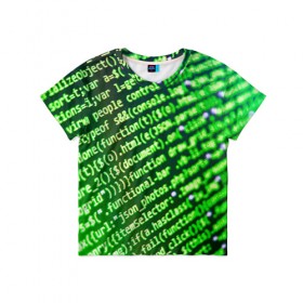 Детская футболка 3D с принтом Программирование 4 в Петрозаводске, 100% гипоаллергенный полиэфир | прямой крой, круглый вырез горловины, длина до линии бедер, чуть спущенное плечо, ткань немного тянется | день программиста | код | подарок | праздник | программист