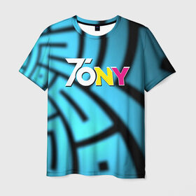Мужская футболка 3D с принтом TonyCreative 5 в Петрозаводске, 100% полиэфир | прямой крой, круглый вырез горловины, длина до линии бедер | minecraft | teamcrtv | tony | tony creative | tonycreative | yotube | блоггер | блогер | майнкрафт | тони | тони креатив | ютуб | ютьюб