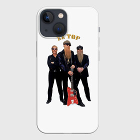 Чехол для iPhone 13 mini с принтом ZZ TOP в Петрозаводске,  |  | Тематика изображения на принте: blues | rock | zz top | блюз | зизи топ | музыка | рок