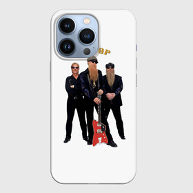 Чехол для iPhone 13 Pro с принтом ZZ TOP в Петрозаводске,  |  | Тематика изображения на принте: blues | rock | zz top | блюз | зизи топ | музыка | рок