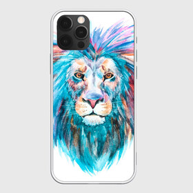 Чехол для iPhone 12 Pro Max с принтом Живописный лев в Петрозаводске, Силикон |  | lion | грива | дикая кошка | добыча | животное | зверь | искусство | картина | клыки | когти | король джунглей | лев | макет | мясо | набросок | портрет | хищник | царь зверей | эскиз