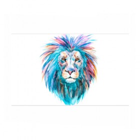 Бумага для упаковки 3D с принтом Живописный лев в Петрозаводске, пластик и полированная сталь | круглая форма, металлическое крепление в виде кольца | Тематика изображения на принте: lion | грива | дикая кошка | добыча | животное | зверь | искусство | картина | клыки | когти | король джунглей | лев | макет | мясо | набросок | портрет | хищник | царь зверей | эскиз