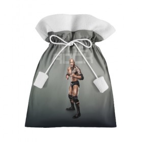 Подарочный 3D мешок с принтом The Rock WWE в Петрозаводске, 100% полиэстер | Размер: 29*39 см | Тематика изображения на принте: dwayne johnson | the rock | wwe | рестлинг | спорт