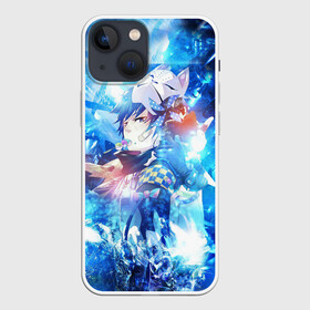 Чехол для iPhone 13 mini с принтом Blue Exorcist blue art в Петрозаводске,  |  | Тематика изображения на принте: anime | ao no exorcist | blue exorcist | аниме | синий экзорцист | экзорцист