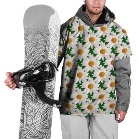 Накидка на куртку 3D с принтом Ромашки в Петрозаводске, 100% полиэстер |  | Тематика изображения на принте: лето | природа | цветы