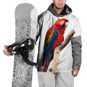 Накидка на куртку 3D с принтом Попугай в Петрозаводске, 100% полиэстер |  | 