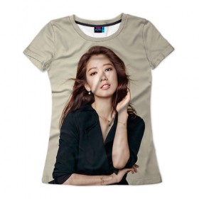 Женская футболка 3D с принтом Song Hye Kyo в Петрозаводске, 100% полиэфир ( синтетическое хлопкоподобное полотно) | прямой крой, круглый вырез горловины, длина до линии бедер | дорама