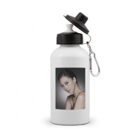 Бутылка спортивная с принтом Song Hye-kyo в Петрозаводске, металл | емкость — 500 мл, в комплекте две пластиковые крышки и карабин для крепления | 