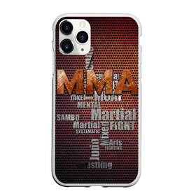 Чехол для iPhone 11 Pro матовый с принтом MMA в Петрозаводске, Силикон |  | judo | mixed | mma | sambo | wrestling