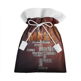 Подарочный 3D мешок с принтом MMA в Петрозаводске, 100% полиэстер | Размер: 29*39 см | judo | mixed | mma | sambo | wrestling