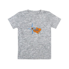 Детская футболка хлопок с принтом МЧС в Петрозаводске, 100% хлопок | круглый вырез горловины, полуприлегающий силуэт, длина до линии бедер | emercom | russia | мчс | служба спасения