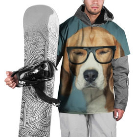 Накидка на куртку 3D с принтом Бигль в Петрозаводске, 100% полиэстер |  | Тематика изображения на принте: бигль | гончая | дворняжка | охотничья | песик | песики | собака | собаки