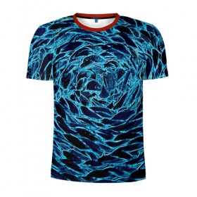 Мужская футболка 3D спортивная с принтом Оптические иллюзии в Петрозаводске, 100% полиэстер с улучшенными характеристиками | приталенный силуэт, круглая горловина, широкие плечи, сужается к линии бедра | иллюзия | оптическая