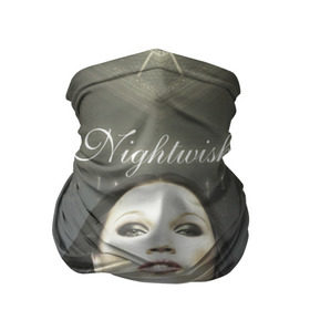 Бандана-труба 3D с принтом Тарья Турунен Nightwish в Петрозаводске, 100% полиэстер, ткань с особыми свойствами — Activecool | плотность 150‒180 г/м2; хорошо тянется, но сохраняет форму | nightwish | металл | музыка | рок | тарья турунен