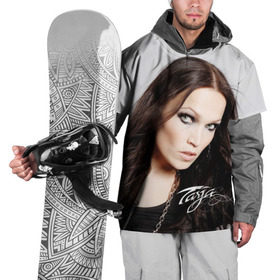 Накидка на куртку 3D с принтом Tarja Turunen Nightwish в Петрозаводске, 100% полиэстер |  | nightwish | металл | музыка | рок | тарья турунен