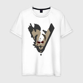 Мужская футболка хлопок с принтом Викинги. Флоки в Петрозаводске, 100% хлопок | прямой крой, круглый вырез горловины, длина до линии бедер, слегка спущенное плечо. | 