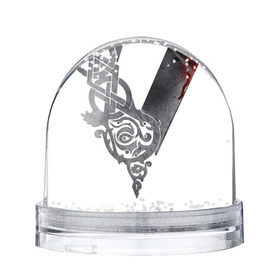 Снежный шар с принтом Викинги в Петрозаводске, Пластик | Изображение внутри шара печатается на глянцевой фотобумаге с двух сторон | viking | vikings | вальхалла | викинги