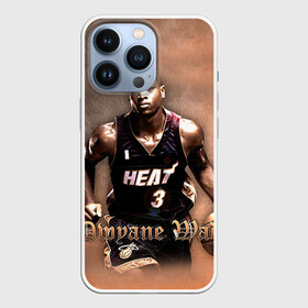 Чехол для iPhone 13 Pro с принтом Баскетболист Dwyane Wade в Петрозаводске,  |  | chicago bulls | баскетбол | буллз | дуэйн уэйд | нба | чикаго