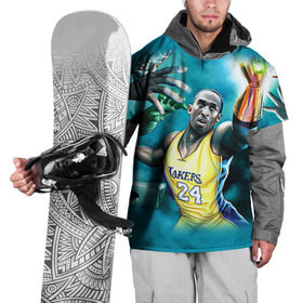 Накидка на куртку 3D с принтом Kobe Bryant в Петрозаводске, 100% полиэстер |  | kobe bryant | lakers | los angeles lakers | nba. | баскетбол | баскетболист | коби брайант | лайкерс | лос анджелес лейкерс | нба