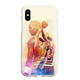 Чехол для iPhone XS Max матовый с принтом Kobe Bryant в Петрозаводске, Силикон | Область печати: задняя сторона чехла, без боковых панелей | kobe bryant | lakers | los angeles lakers | nba. | баскетбол | баскетболист | коби брайант | лайкерс | лос анджелес лейкерс | нба