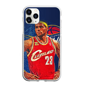 Чехол для iPhone 11 Pro Max матовый с принтом LeBron James в Петрозаводске, Силикон |  | cleveland cavaliers | lebron james | nba. | баскетбол | баскетболист | джеймс леброн | кливленд кавальерс | нба