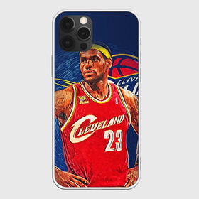 Чехол для iPhone 12 Pro Max с принтом LeBron James в Петрозаводске, Силикон |  | Тематика изображения на принте: cleveland cavaliers | lebron james | nba. | баскетбол | баскетболист | джеймс леброн | кливленд кавальерс | нба