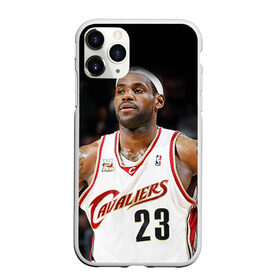 Чехол для iPhone 11 Pro матовый с принтом LeBron James в Петрозаводске, Силикон |  | cleveland cavaliers | lebron james | nba. | баскетбол | баскетболист | джеймс леброн | кливленд кавальерс | нба