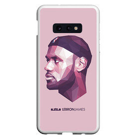 Чехол для Samsung S10E с принтом LeBron James в Петрозаводске, Силикон | Область печати: задняя сторона чехла, без боковых панелей | cleveland cavaliers | lebron james | nba. | баскетбол | баскетболист | джеймс леброн | кливленд кавальерс | нба