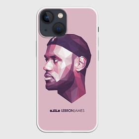 Чехол для iPhone 13 mini с принтом LeBron James в Петрозаводске,  |  | cleveland cavaliers | lebron james | nba. | баскетбол | баскетболист | джеймс леброн | кливленд кавальерс | нба