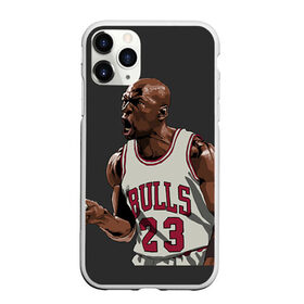 Чехол для iPhone 11 Pro Max матовый с принтом Michael Jordan в Петрозаводске, Силикон |  | chicago bulls | michael jeffrey jordan | nba. | баскетбол | баскетболист | вашингтон уизардс | майкл джордан | нба | чикаго | чикаго буллз