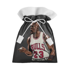 Подарочный 3D мешок с принтом Michael Jordan в Петрозаводске, 100% полиэстер | Размер: 29*39 см | chicago bulls | michael jeffrey jordan | nba. | баскетбол | баскетболист | вашингтон уизардс | майкл джордан | нба | чикаго | чикаго буллз