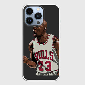 Чехол для iPhone 13 Pro с принтом Michael Jordan в Петрозаводске,  |  | Тематика изображения на принте: chicago bulls | michael jeffrey jordan | nba. | баскетбол | баскетболист | вашингтон уизардс | майкл джордан | нба | чикаго | чикаго буллз