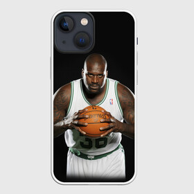 Чехол для iPhone 13 mini с принтом Shaquille ONeal в Петрозаводске,  |  | shaquille oneal | баскетболист | нба | шакил онил