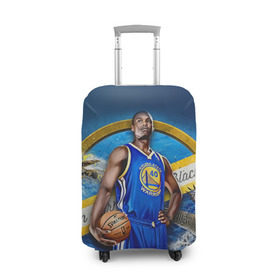 Чехол для чемодана 3D с принтом Баскетболист в Петрозаводске, 86% полиэфир, 14% спандекс | двустороннее нанесение принта, прорези для ручек и колес | nba | баскетбол | баскетболист | нба