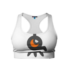 Женский спортивный топ 3D с принтом Атомный Самовар в Петрозаводске, 82% полиэстер, 18% спандекс Ткань безопасна для здоровья, позволяет коже дышать, не мнется и не растягивается |  | злой иван | иван победа | самовар | укрослов